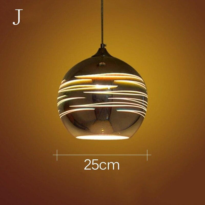 Starry Sky Celestial Glass Pendant Lights