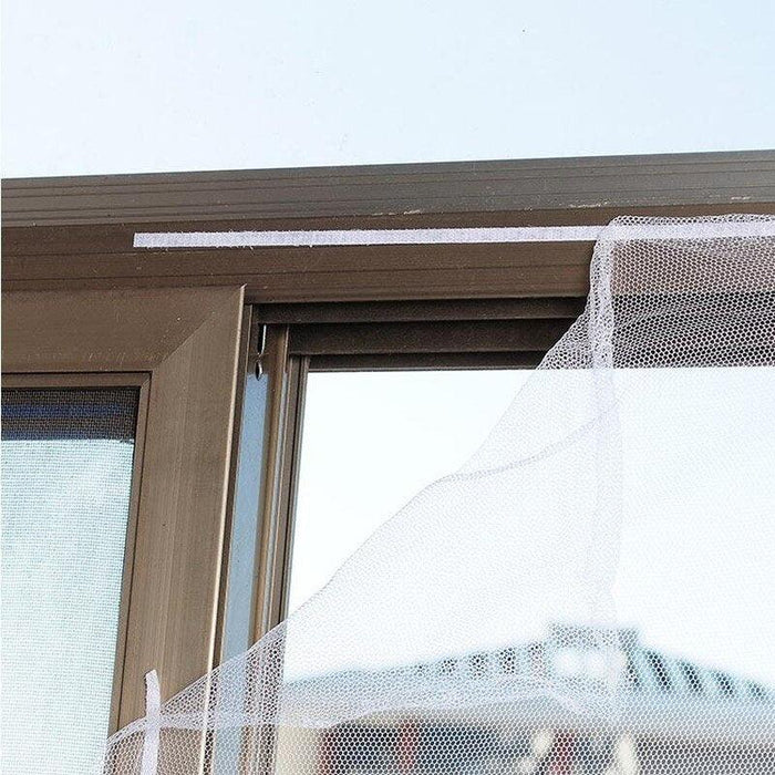 Summer Breeze DIY Window Screen Mesh Curtain with Enhanced Airflow and Bug Defense