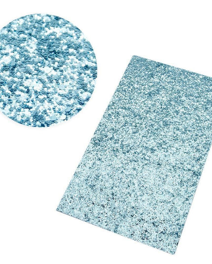 Glamorous Chunky Glitter Faux Leather Sheets - Ultimate DIY Crafting Material