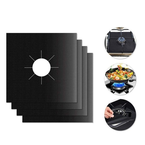 Gas Stove Range Protector Set - Stovetop Guards for Effortless Cleaning