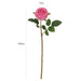 Set of 5Pc Premium lifelike Simulation Moisturizing Rose Artificial Flower