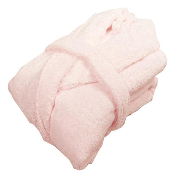 Luxurious Winter Men's Cotton Towel Bathrobe with Geometric Pattern