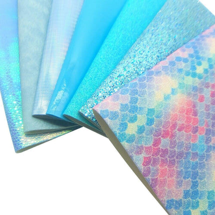 Glistening Ocean Blue Glitter Fabric: Unleash Your Creative Glamour