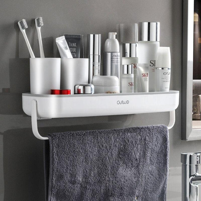 Bathroom and Kitchen Multifunctional Rotating Towel Rack with Fast Drain