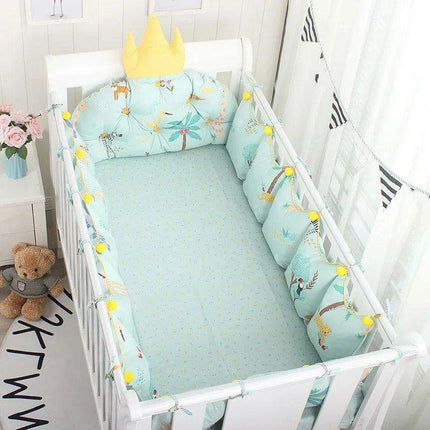 Nordic Chic 5-Piece Cotton Baby Crib Bedding Ensemble with Scandinavian Influence