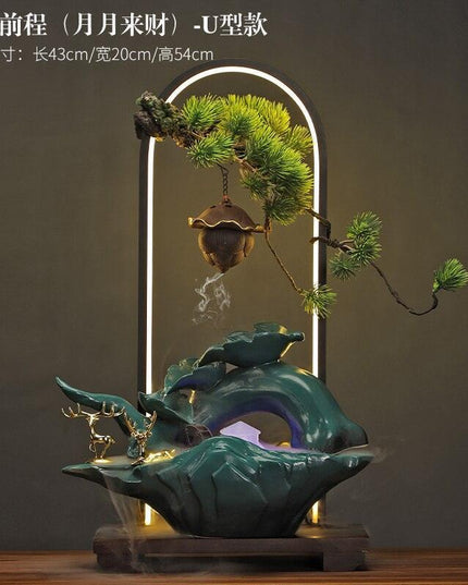 Tranquil Desk Water Fountain - Zen Oasis Miniature Relaxation Feature