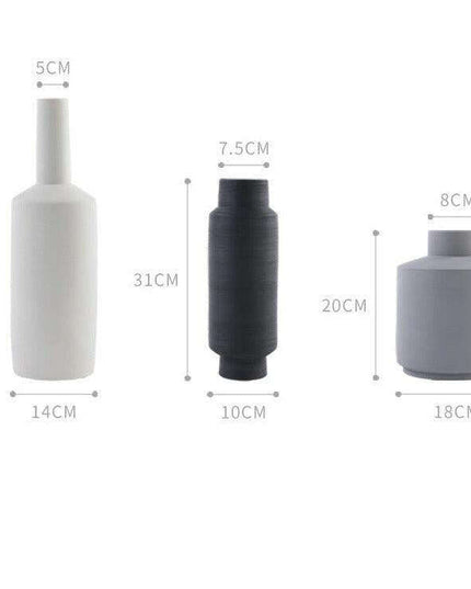Scandinavian Elegance: Artisanal Ceramic Vase for Modern Interiors