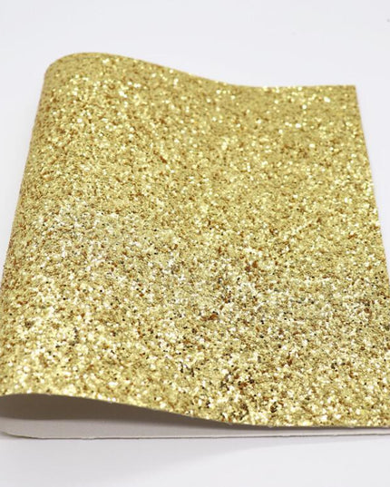 Glittery Faux Leather Craft Sheets for Creative DIY - 21CM x 29CM