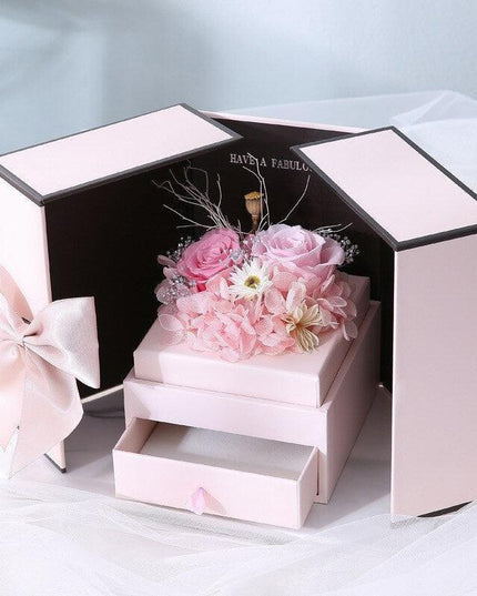 Rose Teddy Bear Delight Box - A Unique Expression of Love
