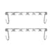 Sophisticated Stainless Steel Hangers Kit for Upscale Wardrobe Organization