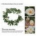 Pink Rose and Eucalyptus Vine Garland with Lifelike Flowers - Versatile Home and Event Decor