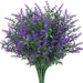 Lavender Serenity: Stunning Faux Flower Arrangement for Timeless Decor