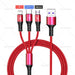 Ultimate 3-in-1 Charging Cable for Huawei, iPhone, and Samsung - Fast Charging Solution