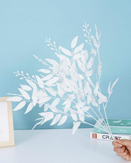 Opulent Silk Willow Arrangement - Refined Foliage for Elegant Spaces