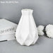Elegant Nordic White and Pink Plastic Floral Vase - Quick Delivery