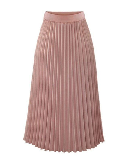 Chic Pleated Chiffon Midi Skirt - Your Go-To Summer Essential