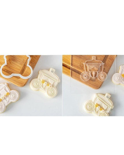 Whimsical Princess Castle Cookie Press Set