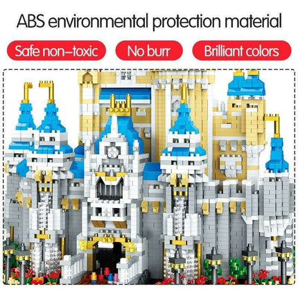 Magical 3D Princess Castle Construction Set with Miniature Figures and Playful Accessories - Enchanting Creative Adventure for Kids