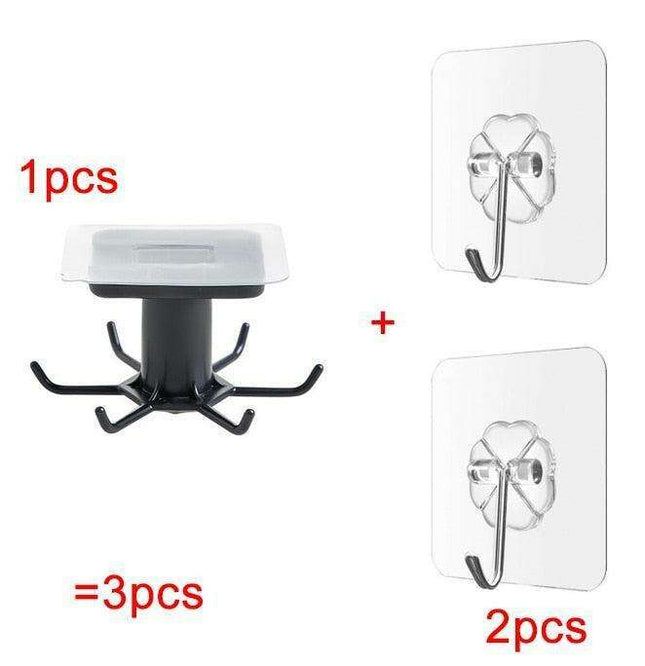 Multi-Functional 360° Rotating Waterproof Kitchen Caddy for Efficient Storage Solutions