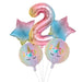Enchanting Rainbow Unicorn Number Balloon Set for 1-4 Year Old Party Magic