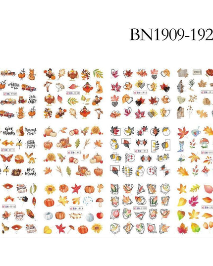 Winter Wonderland Russian Nail Art Decals