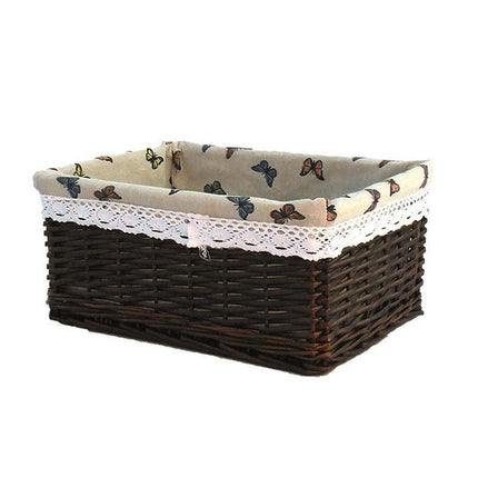 Eco-Chic Handwoven Willow Storage Baskets - Sustainable Style for Every Room