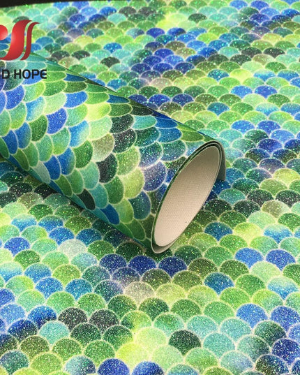 Iridescent Rainbow Sparkle Fabric Sheets - Perfect for Creative DIY Projects