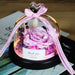 Luxurious Glass Rose Dome Lamp - Elegant Gift for Valentine's Day