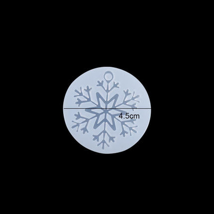 Charming Snowflake DIY Craft Set for Unique Christmas Jewelry and Ornaments