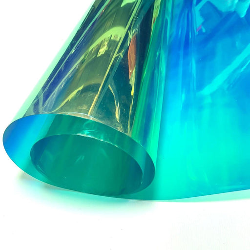 Rainbow Sparkle Holographic PVC Fabric - DIY Craft Material