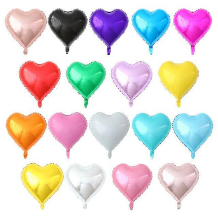 Rose Gold Heart-Shaped Foil Balloon Collection - Ideal for Every Celebration