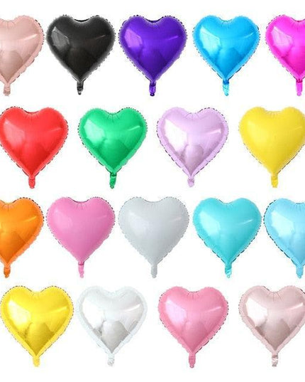 Rose Gold Heart-Shaped Foil Balloon Collection - Ideal for Every Celebration