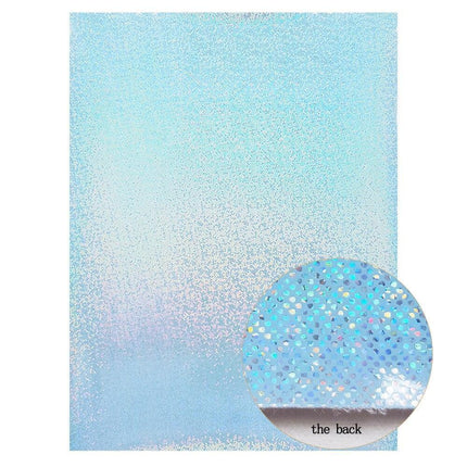 Glistening Ocean Blue Glitter Fabric: Unleash Your Creative Glamour