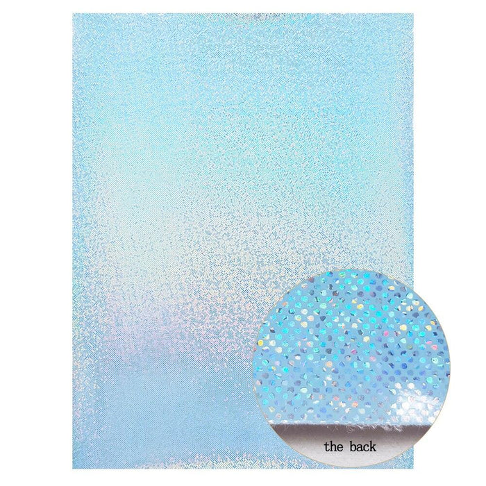Ocean Blue Glitter Fabric: Sparkling Elegance for Stylish Creations