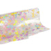 Glittering Transparent PVC Craft Sheets with Star and Heart Accents