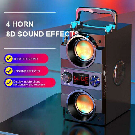 Compact 2200mAh Bluetooth 5.0 Speaker: Exceptional Wireless Sound on the Go