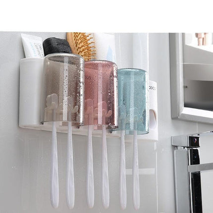 Family-Friendly Toothbrush Holder - Ultimate Bathroom Organizer for Shared Spaces