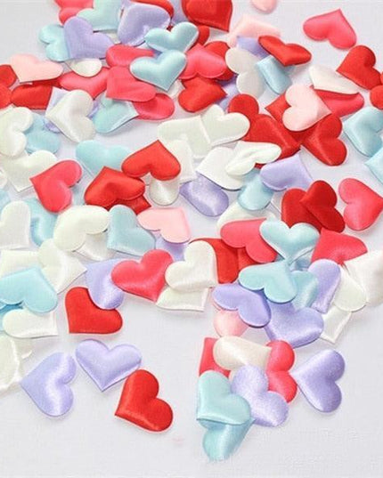 Romantic Heart-Shaped Petals for Weddings: 500pcs Bag of Timeless Elegance