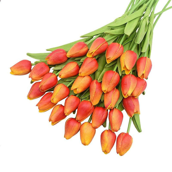 31Pcs Real Touch Tulips Artificial Flowers for Wedding & Home Decoration