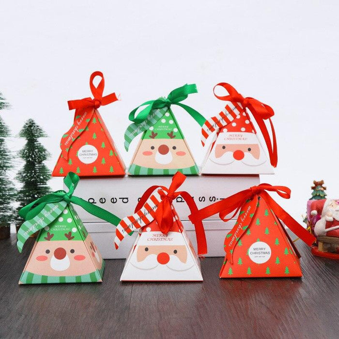 Christmas Cheer: Santa's Whimsical Candy Cottage Décor and Gift Box Set