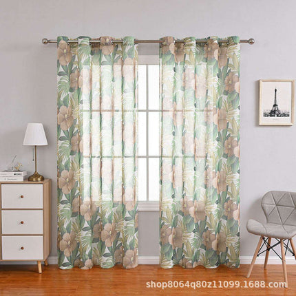 Enhance Your Living Space with Exquisite Sheer Floral Window Treatments