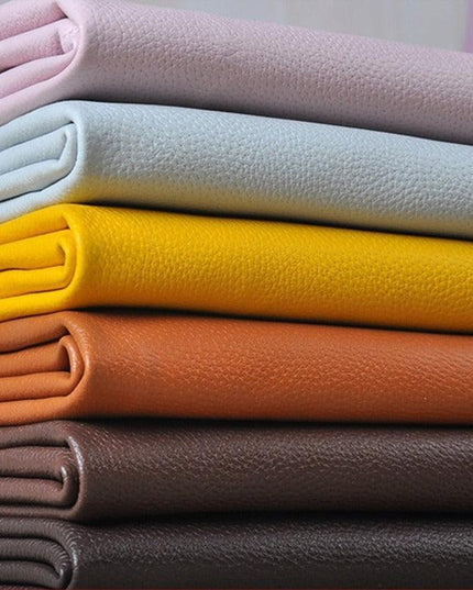Litchi Faux Leather Craft Kit: Versatile Synthetic Fabric for Creative DIY Projects