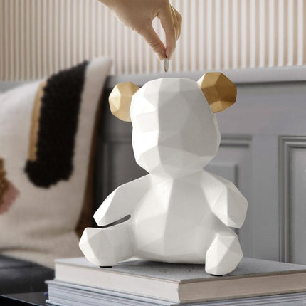 Adorable Teddy Bear Coin Bank: Your Charming Savings Ally