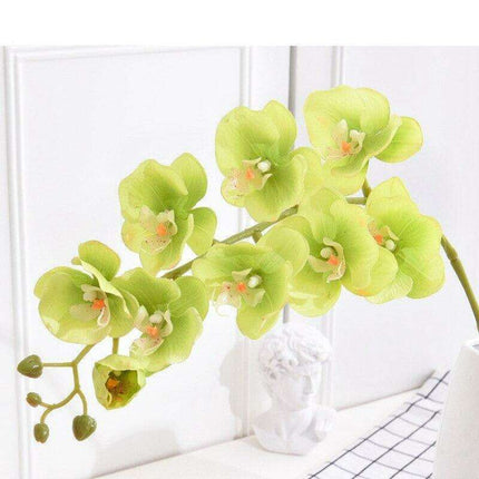 Lifelike Butterfly Orchid Faux Floral Arrangement - 10 Pack