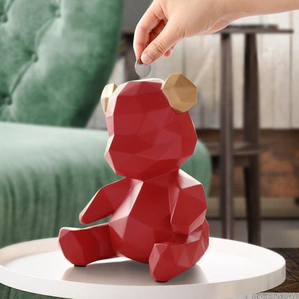 Adorable Teddy Bear Coin Bank: Your Charming Savings Ally