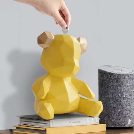 Adorable Teddy Bear Coin Bank: Your Charming Savings Ally