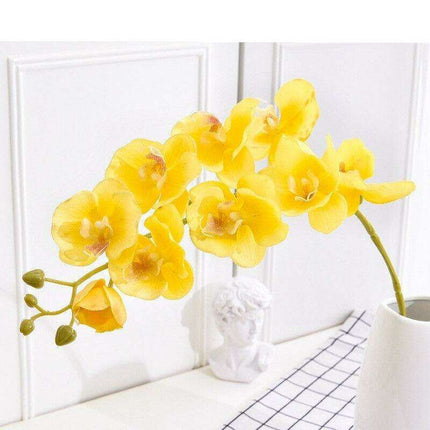 Lifelike Butterfly Orchid Faux Floral Arrangement - 10 Pack