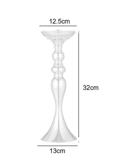 Mermaid Magic: Elegant Candle Holder Stand with Customizable Floral Display Options