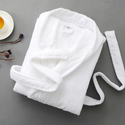 Men's Cozy Cotton Hooded Bathrobe for Summer Evenings