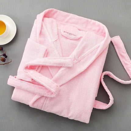 Men's Cozy Cotton Hooded Bathrobe for Summer Evenings